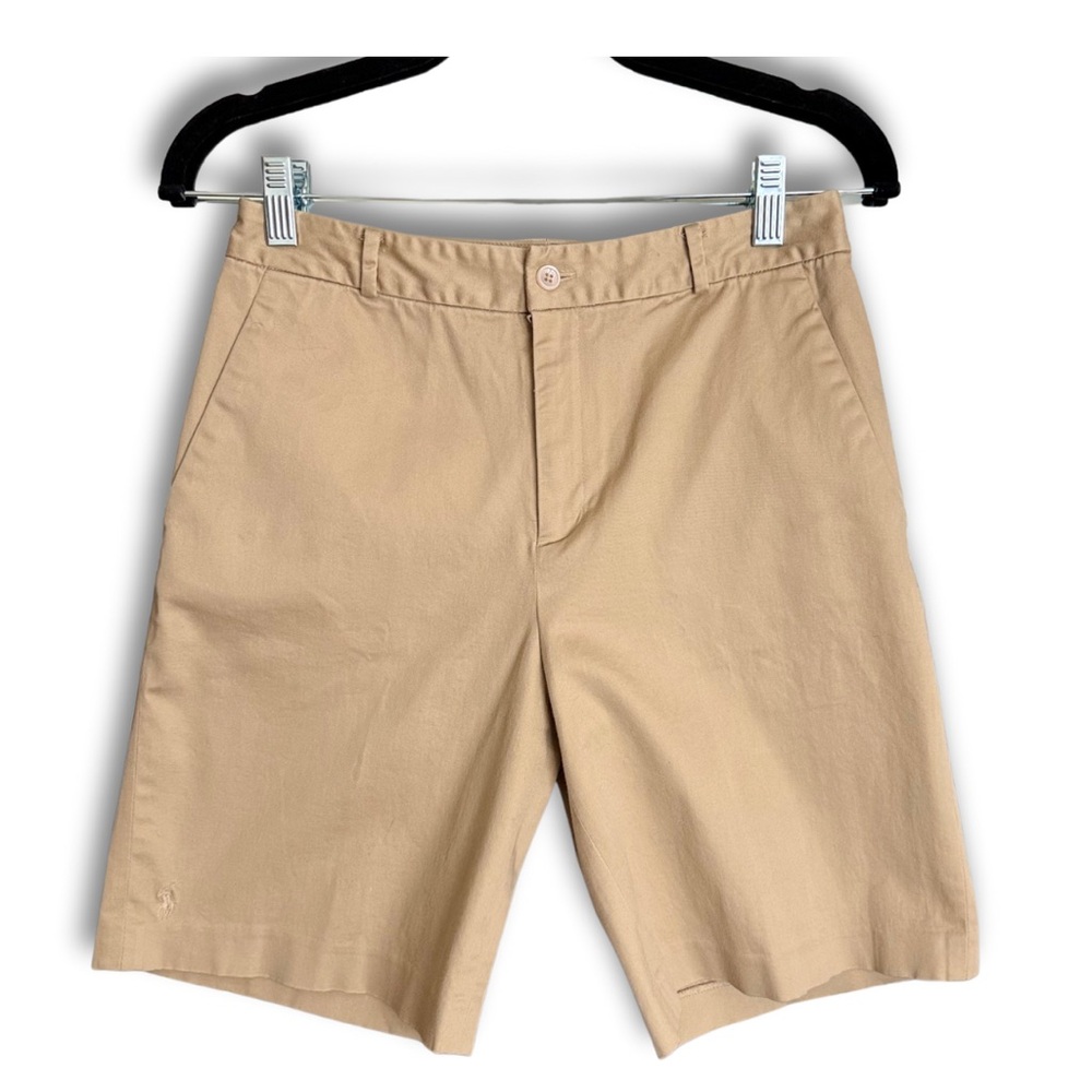 Ralph Lauren Golf Khaki Stretch Women’s Bermuda Shorts | Size 4